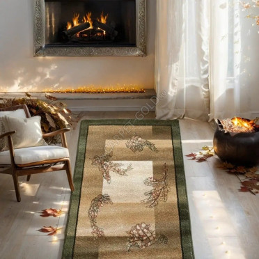 Польский шерстяной ковер ISFAHAN Adara Olive