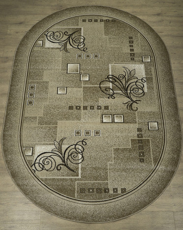 Ковер российский 22309-29626 Круиз (PP Heatset Высокоплотный) овальный