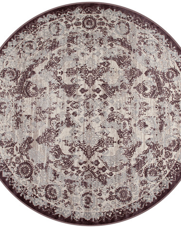 Ковер российский 36903A Rimma Lux (Хит-сет, фиолетовый) круглый