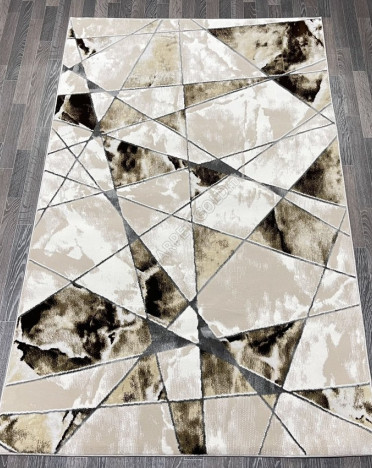 Ковер турецкий 40657B AURA (Акрил, бежевый)