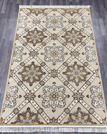 Ковер бельгийский 5137498550 KUNDUZ (Вискоза, бежевый)