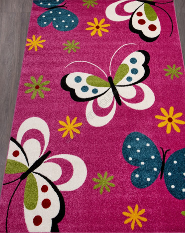 Ковер российский 772 RIO (Фризе, розовый)