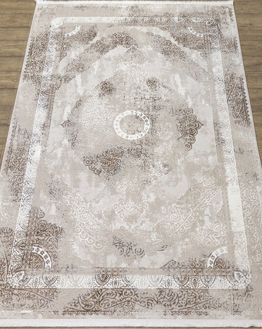 Ковер российский 20105-25126 Премиум (Полиэстер, бежевый)