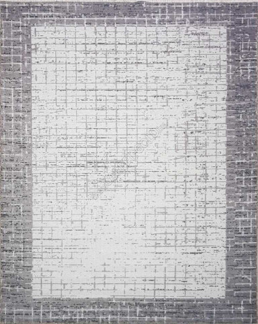 Ковер турецкий MK087 Qum (Полиэстер хит-сет, бежевый, серый)