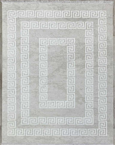 Ковер турецкий MK1800V Qum (Полиэстер хит-сет, бежевый)