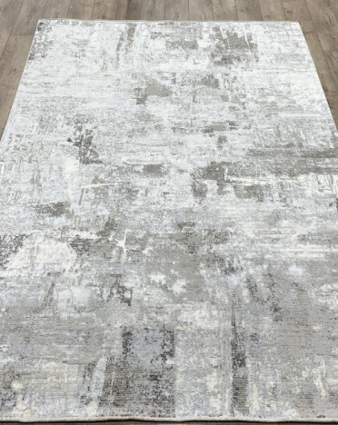Ковер турецкий Y220B MOTION (Акрил, Эвкалиптовый шелк, бежевый, серый)