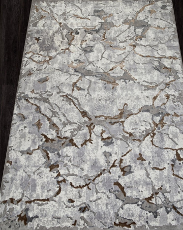 Ковер российский F289 PALERMO (PP Heatset Высокоплотный, бежевый, серый)