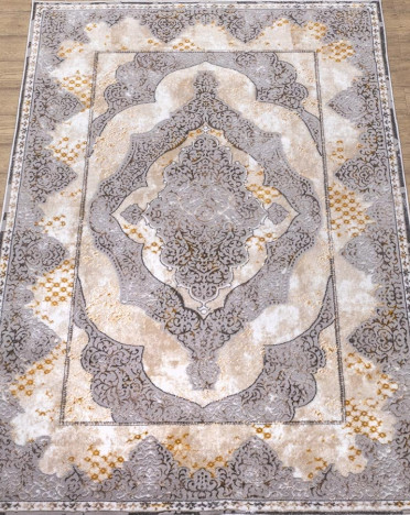 Ковер российский 20420-25544 Прима (Полиэстер, бежевый, серый)