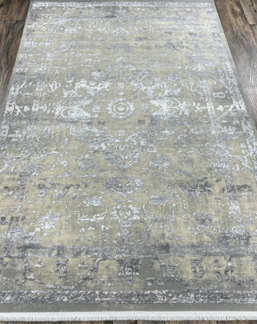 Ковер турецкий 03287A Turcia JULIA (Вискоза, бежевый, серый)