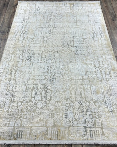 Ковер турецкий 04042A JULIA (Вискоза, бежевый)