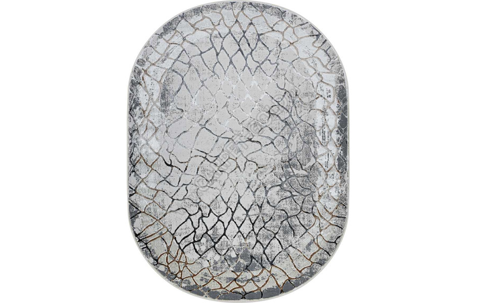 37888A OVAL GREY FLS / BEIGE FLS Roma