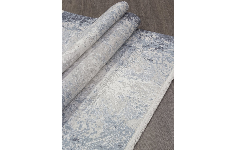 Ковер AB189A - GREY / BLUE - Прямоугольник - коллекция LOTUS