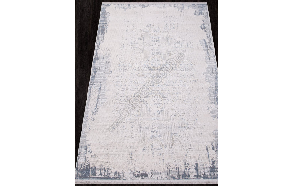 Ковер C545AG - L.GREY / BLUE - Прямоугольник - коллекция PERLA