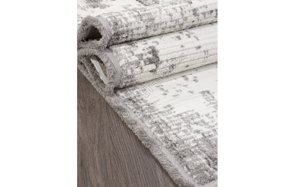 Ковер A958AW - P.WHITE / L.GREY - Прямоугольник - коллекция JOLI