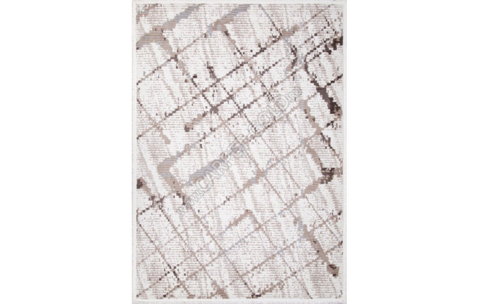 Ковер A959AF - P.WHITE / L.BEIGE - Прямоугольник - коллекция JOLI