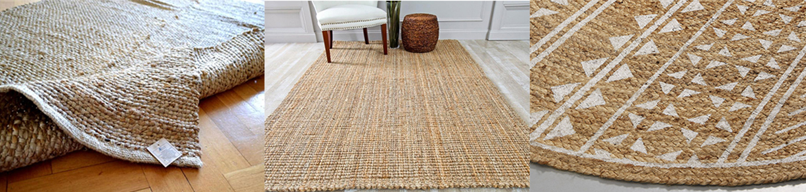 Новинки ковров с основой из джута